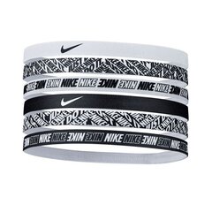 Nike Pääpanta Headband 6Pk Printed Black White N0002545 176 hinta ja tiedot | Hiustarvikkeet | hobbyhall.fi