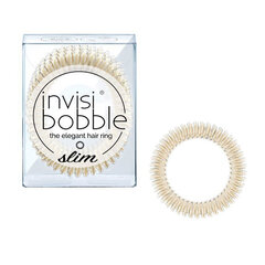 Kuminauha hiuksille Invisibobble Slim Stay Gold, 3 kpl hinta ja tiedot | Hiustarvikkeet | hobbyhall.fi