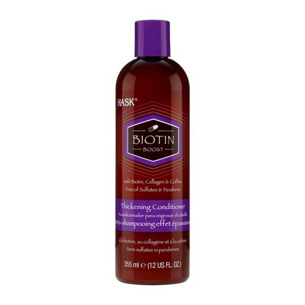 Hoitoaine ohuille hiuksille Biotin Boost HASK (355 ml) hinta ja tiedot | Hoitoaineet | hobbyhall.fi