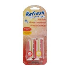 Auton ilmanraikastin California Scents Vent Sticks Strawberry Lemon (2 kpl) hinta ja tiedot | Ilmanraikastimet autoon | hobbyhall.fi