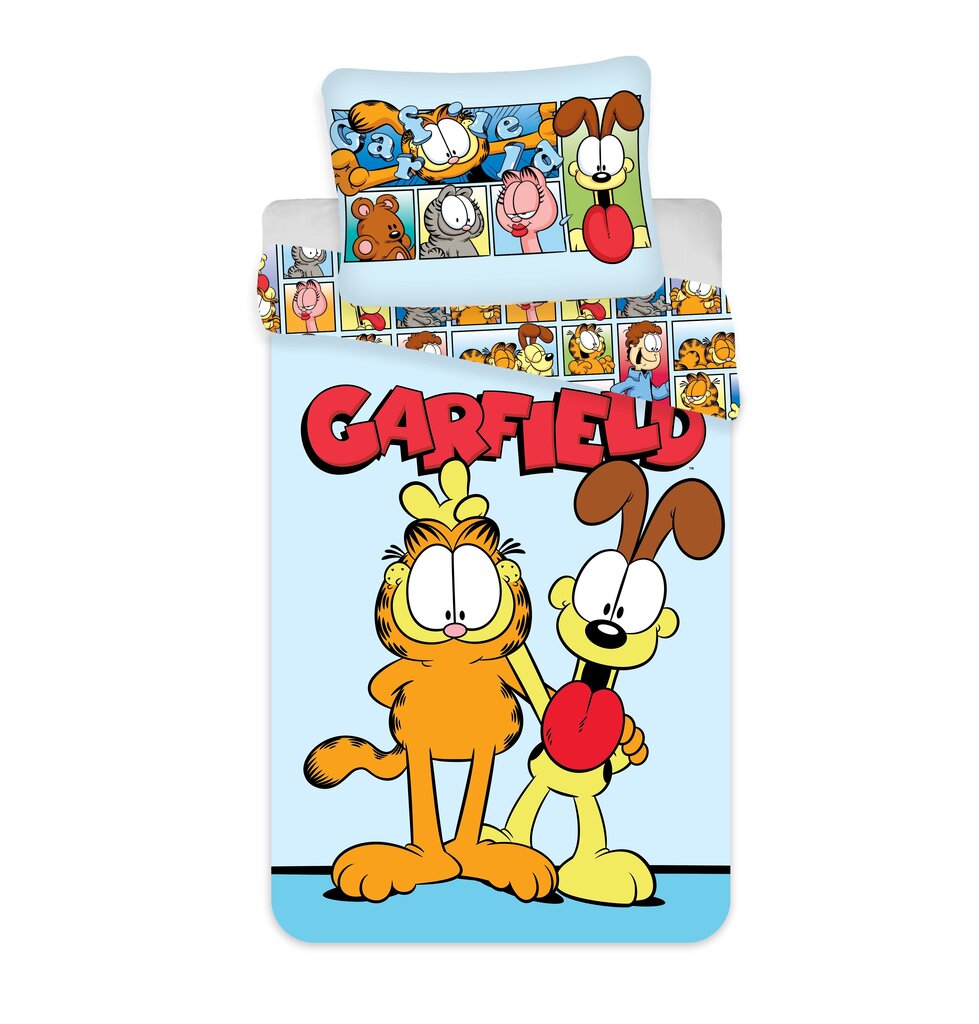 Pussilakanasetti Garfield, 100×140, 2 osaa hinta ja tiedot | Vuodevaatteet lapsille | hobbyhall.fi