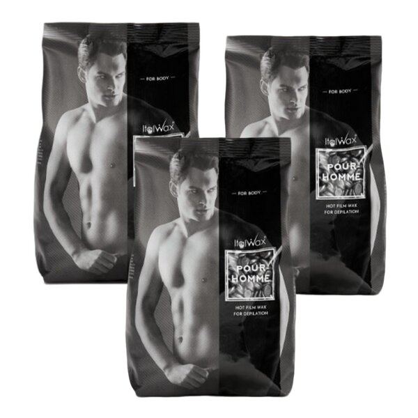 Karvanpoistovaha ItalWax Pour Homme miehille, 3x1kg