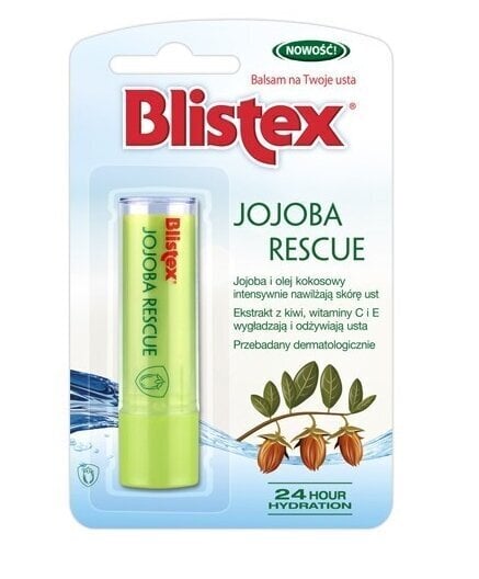 Blistex Jojoba Pelastusbalsami Huulivoide, 3,7g hinta ja tiedot | Huulipunat, huulikiillot ja huulirasvat | hobbyhall.fi