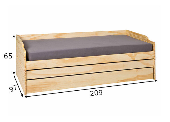 Sänky Lotar 90x200 cm hinta ja tiedot | Sängyt | hobbyhall.fi