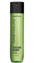 Matrix Regeneroiva muotoilu Shampoo Total Results Texture Games (Shampoo For Texture) hinta ja tiedot | Shampoot | hobbyhall.fi