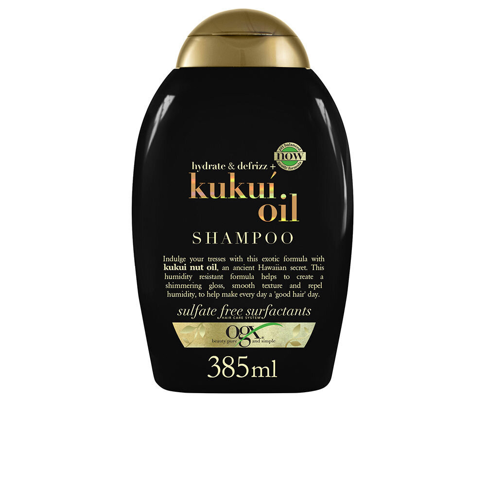 Takkuuntumista vähentävä shampoo OGX Kukuiöljy (385 ml) hinta ja tiedot | Shampoot | hobbyhall.fi