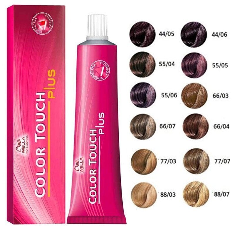 Pysyvä väriaine Color Touch Wella Plus Nº 66/07 (60 ml) hinta ja tiedot | Hiusvärit | hobbyhall.fi