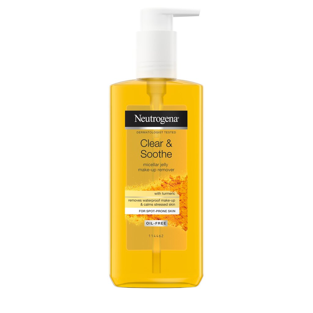 Meikinpoistogeeli Neutrogena Clear & Soothe, kurkuma, 200 ml hinta ja tiedot | Kasvojen puhdistusaineet | hobbyhall.fi