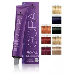 Pysyvä väriaine Igora Royal Fashion Light Schwarzkopf L-00, 60 ml hinta ja tiedot | Hiusvärit | hobbyhall.fi