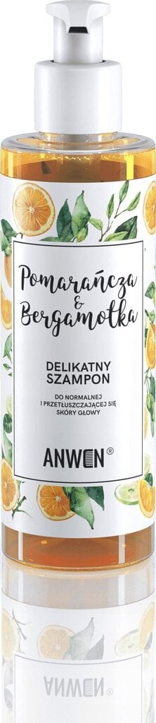 Shampoo normaalille ja rasvaiselle päänahalle Orange & Bergamot 200ml hinta ja tiedot | Shampoot | hobbyhall.fi