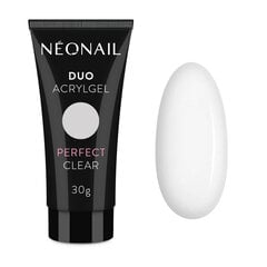 NeoNail Duo AkryyliGel Perfect Clear Akryyliöljy läpinäkyvä 30g hinta ja tiedot | Manikyyri- ja pedikyyritarvikkeet | hobbyhall.fi