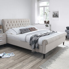 Lucia -sänky, beige, 160 x 200 cm hinta ja tiedot | Home4You Makuuhuone | hobbyhall.fi
