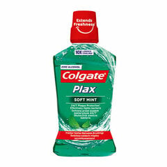 Suuvesi Colgate Plax, pehmeä minttu, 500 ml hinta ja tiedot | Suuhygienia | hobbyhall.fi