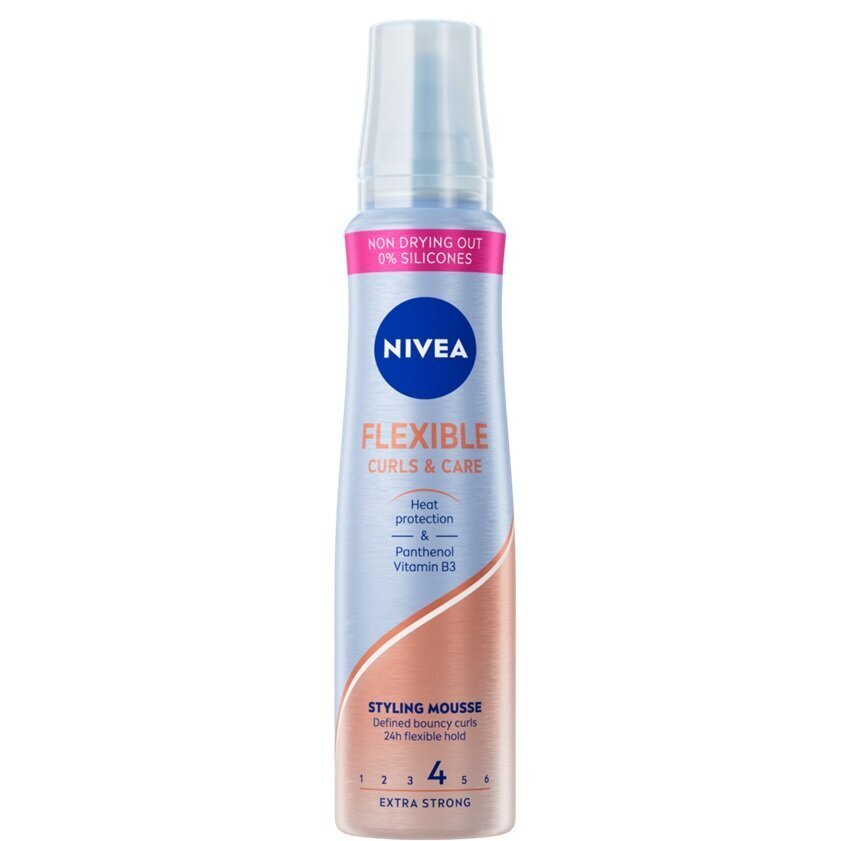 Hiusten muotoiluvaahto Nivea Flexible Curls & Care, 150 ml hinta ja tiedot | Kampaamotuotteet | hobbyhall.fi