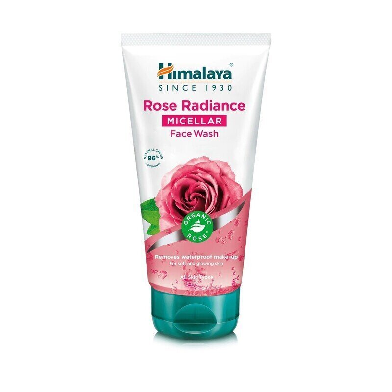 Mikellarinen kasvopesu Rose Radiance, Himalaya, 150ml hinta ja tiedot | Kasvojen puhdistusaineet | hobbyhall.fi