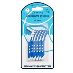 Harjasarja Nordics Interdental Brushes L-muotoinen 0,4 mm, 10 kpl hinta ja tiedot | Suuhygienia | hobbyhall.fi