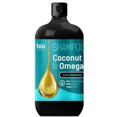 Kosteuttava Kookosöljy- ja Omega 3 -shampoo, 946 ml hinta ja tiedot | Bio Naturell Hiustenhoitotuotteet | hobbyhall.fi