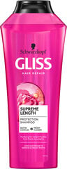 Gliss, jossa pisin shampoo, 400ml, 6 pakkaussettiä hinta ja tiedot | Shampoot | hobbyhall.fi