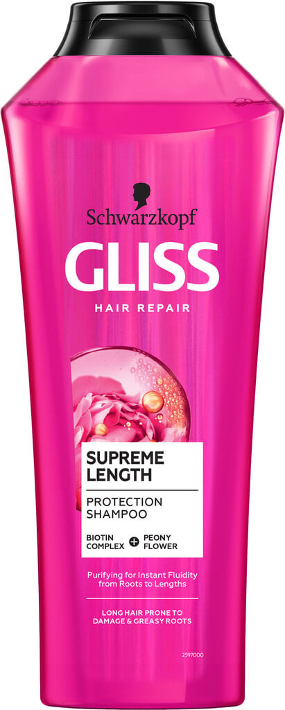 Gliss, jossa pisin shampoo, 400ml, 6 pakkaussettiä hinta ja tiedot | Shampoot | hobbyhall.fi