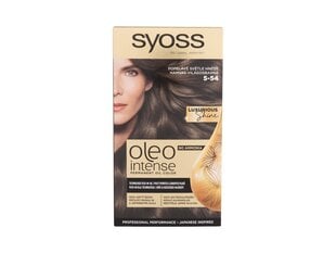 Hiusväri Syoss Oleo Intense 5-54 Ash Light Brown hinta ja tiedot | Hiusvärit | hobbyhall.fi