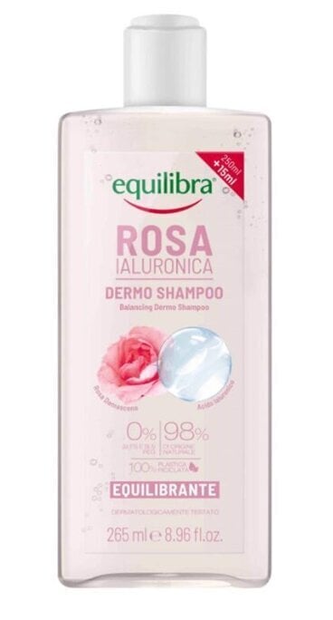 Tasapainottava shampoo ruusu ja hyaluronihappo, 265 ml hinta ja tiedot | Shampoot | hobbyhall.fi