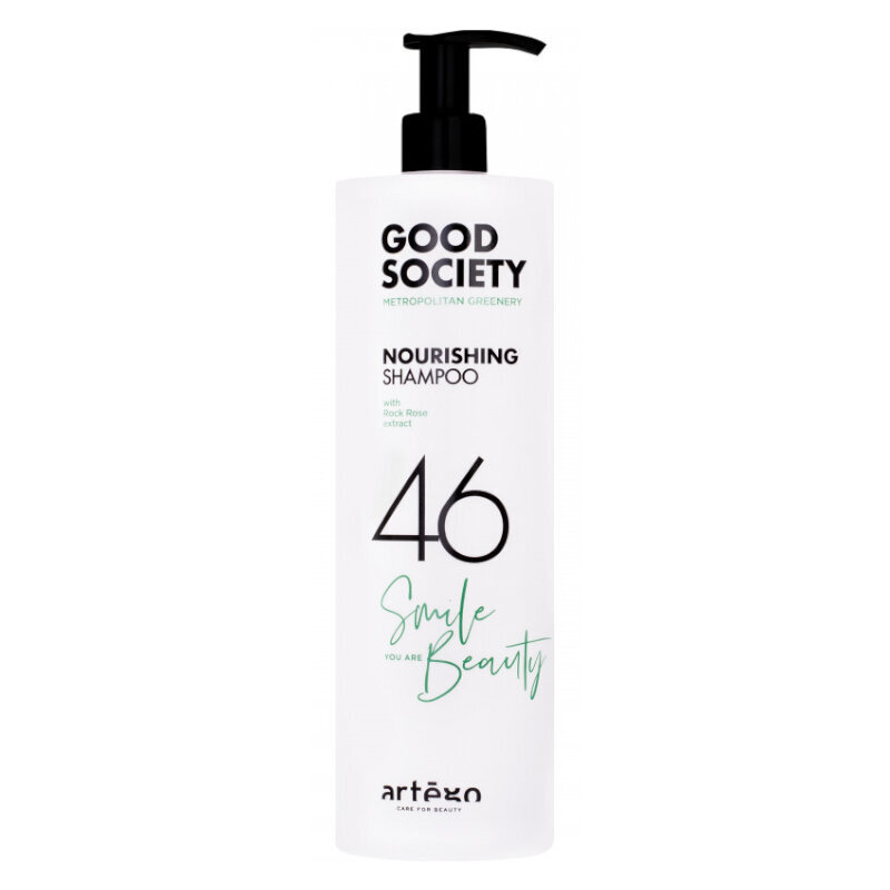 Artego Good Society Ravitseva 46 Regeneroiva hiusshampoo hyaluronihapolla, 1000ml hinta ja tiedot | Shampoot | hobbyhall.fi