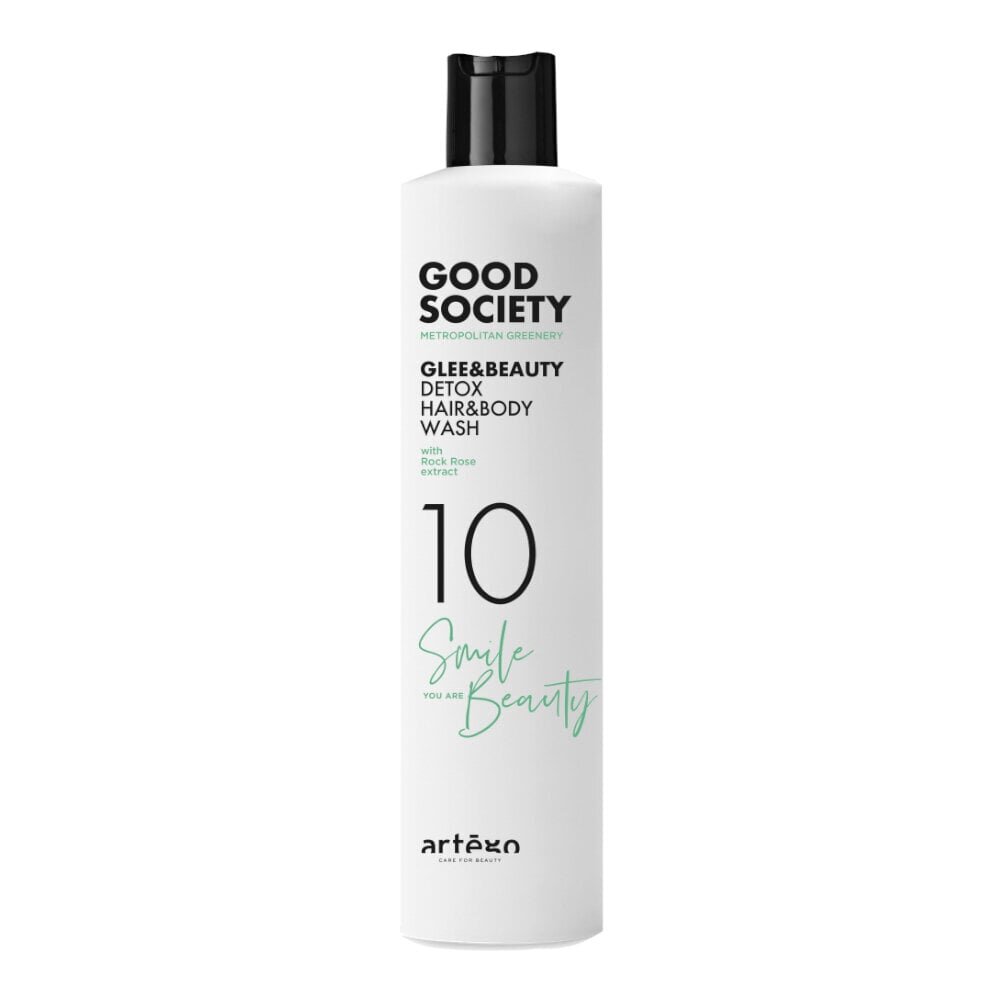 Artego Good Society 10 Glee & Beauty Detox, 2-in-1 Puhdistava shampoo ja suihkugeeli hiuksille ja vartalolle, 250ml hinta ja tiedot | Shampoot | hobbyhall.fi