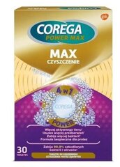 Corega Max Puhdistus - Proteesien Hygienia-geelitabletteja, 30 kpl hinta ja tiedot | Suuhygienia | hobbyhall.fi