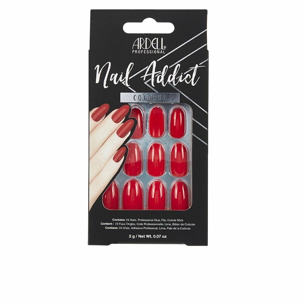 Tekokynnet Ardell Nail Addict Cherry Red (24 pcs) hinta ja tiedot | Manikyyri- ja pedikyyritarvikkeet | hobbyhall.fi