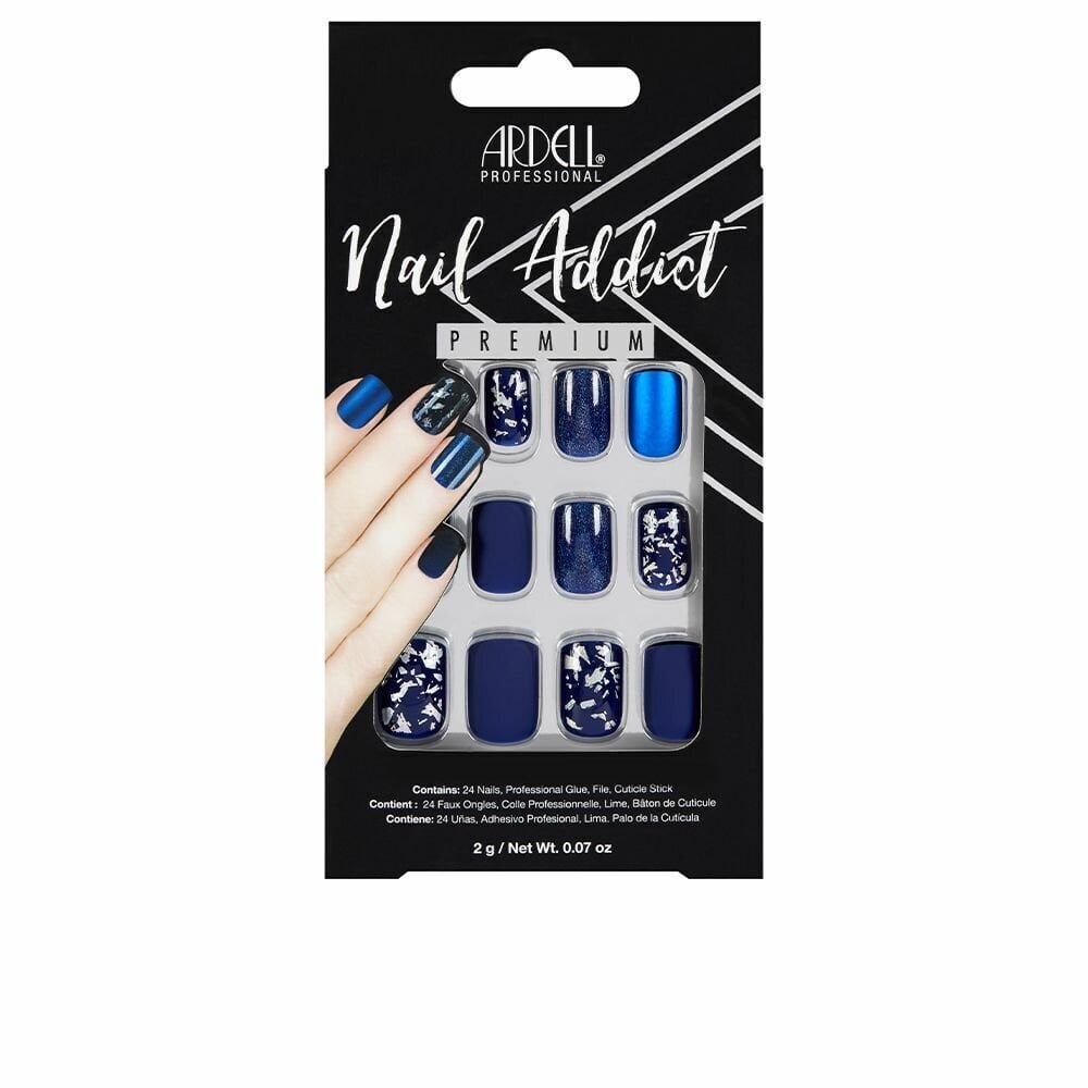 Tekokynnet Ardell Nail Addict Matte Blue (24 pcs) hinta ja tiedot | Manikyyri- ja pedikyyritarvikkeet | hobbyhall.fi