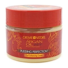 Muotoiluvoide Argan Oil Pudding Perfection Creme Of Nature Pudding Perfection (340 ml) (326 g) hinta ja tiedot | Kampaamotuotteet | hobbyhall.fi