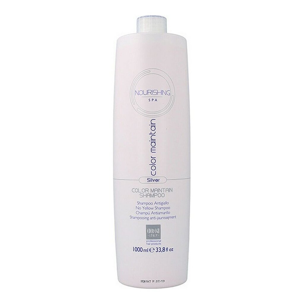 Shampoo Nourishing Spa Color Silver Mantain Everego Harmaat hiukset (1 L) hinta ja tiedot | Shampoot | hobbyhall.fi