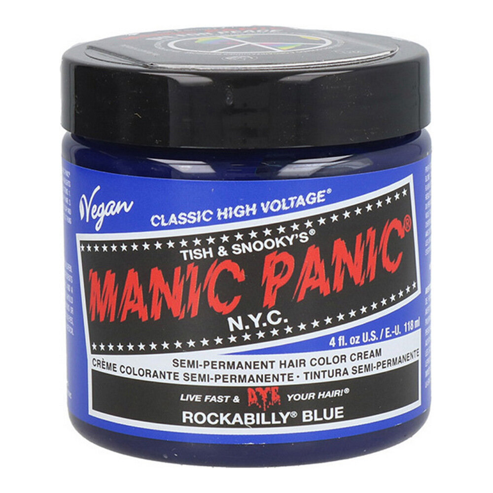 Pysyvä väriaine Classic Manic Panic Rockabilly Blue (118 ml) hinta ja tiedot | Hiusvärit | hobbyhall.fi