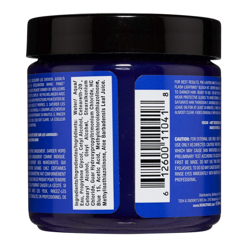 Pysyvä väriaine Classic Manic Panic Blue Moon (118 ml) hinta ja tiedot | Hiusvärit | hobbyhall.fi