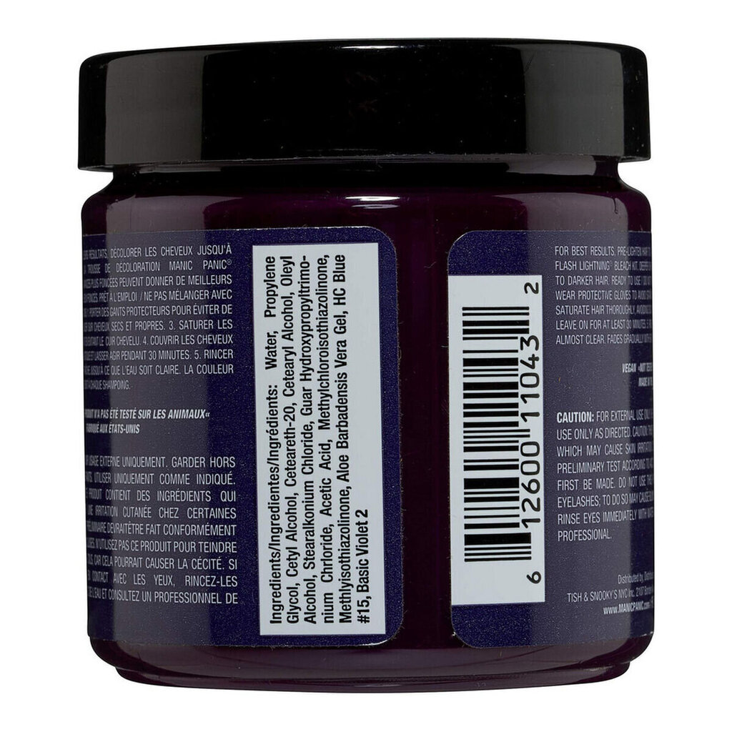 Pysyvä väriaine Classic Manic Panic Violet Night (118 ml) hinta ja tiedot | Hiusvärit | hobbyhall.fi