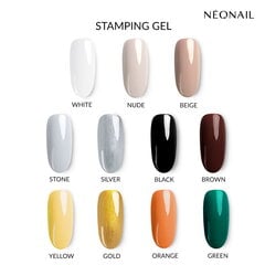 NeoNail Koristelu- ja leimasin geeli 4ml Musta hinta ja tiedot | Manikyyri- ja pedikyyritarvikkeet | hobbyhall.fi