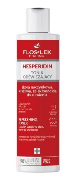 Virkistävä kasvovesi Flos-Lek Hesperidiini 225 ml hinta ja tiedot | Kasvojen puhdistusaineet | hobbyhall.fi