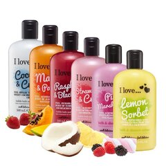 Suihku- ja kylpyvoide I Love Bath & Shower Creme Coconut & Cream, 500 ml hinta ja tiedot | Suihkusaippuat ja suihkugeelit | hobbyhall.fi