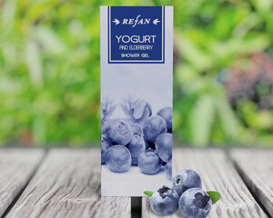 Suihkugeeli " Yogurt and Elderberry" REFAN 200 ml hinta ja tiedot | Suihkusaippuat ja suihkugeelit | hobbyhall.fi