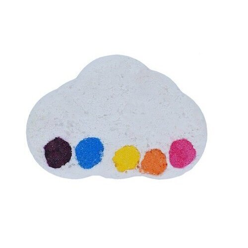 Watercolours Bath Bomb Raining Rainbows monivärinen vaahtokylpy 150g hinta ja tiedot | Suihkusaippuat ja suihkugeelit | hobbyhall.fi