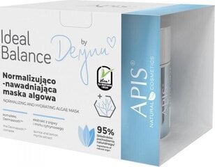 apis ideal balance by deynn, normalisoiva ja kosteuttava levänaamio 100 g hinta ja tiedot | Kasvonaamiot ja silmänalusaamiot | hobbyhall.fi