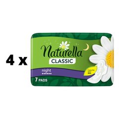 Hygieniapaketit Naturella Ultra Night, 7 kpl. x 4 kpl. hinta ja tiedot | Tamponit ja terveyssiteet | hobbyhall.fi