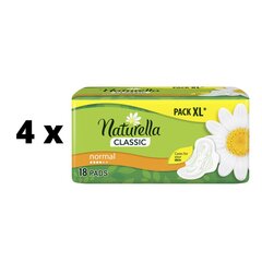 Hygieniapakkaukset Naturella Normal Plus 18 kpl. x 4 kpl. hinta ja tiedot | Tamponit ja terveyssiteet | hobbyhall.fi