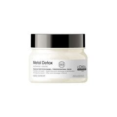 Hiusnaamio L'Oréal Professionnel Metal Detox Mask 250ml hinta ja tiedot | Naamiot, öljyt ja seerumit | hobbyhall.fi