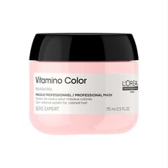 Värin hehkua palauttava naamio L'Oreal Professionnel Expert Serie Vitamino Color Mask 75ml hinta ja tiedot | Naamiot, öljyt ja seerumit | hobbyhall.fi