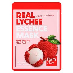 Farmstay Real Lychee Kasvonaamio, 23ml hinta ja tiedot | Kasvonaamiot ja silmänalusaamiot | hobbyhall.fi