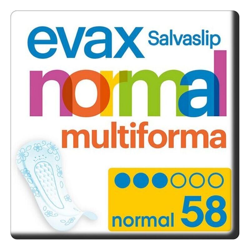 Pehmusteet Multiforma Evax, 58 kpl. hinta ja tiedot | Tamponit ja terveyssiteet | hobbyhall.fi