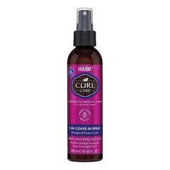 Hoitoainesuihke HASK Curl Care 5 in 1 Kiharat hiukset (175 ml) hinta ja tiedot | Naamiot, öljyt ja seerumit | hobbyhall.fi