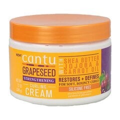 Hiusnaamio Cantu Grapeseed Curling Cream (340 g) hinta ja tiedot | Hiusnaamiot, öljyt ja seerumit | hobbyhall.fi