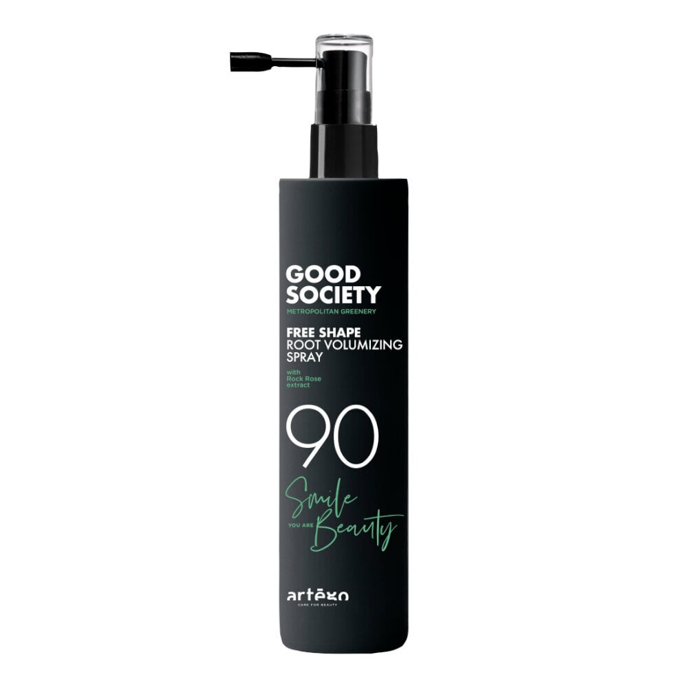 Artego Good Society 90 Free Shape Root Volumizing Spray, joka lisää hiusten volyymia, 150 ml hinta ja tiedot | Naamiot, öljyt ja seerumit | hobbyhall.fi